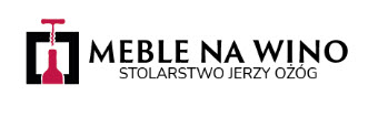 drewniany regał na wino
